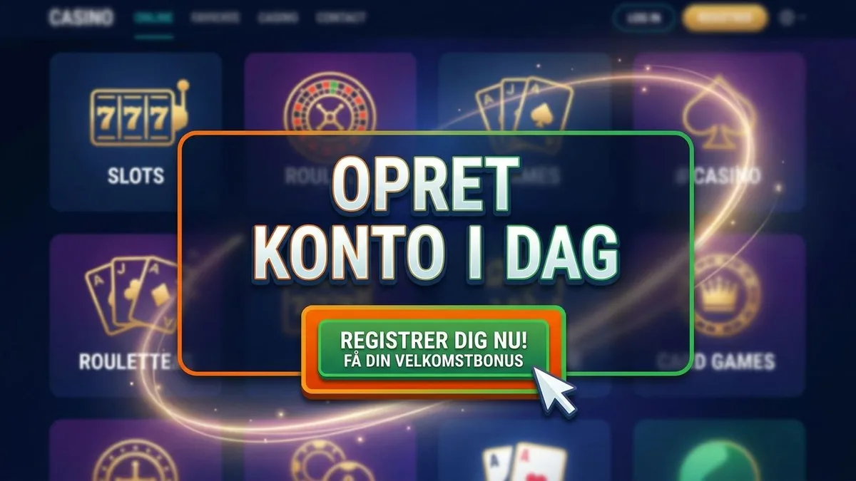 Registrering med bonus hos Casinojoy
